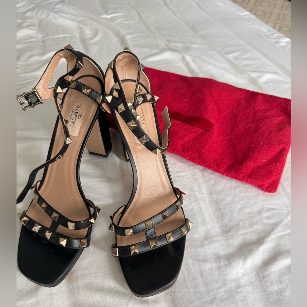 Valentino stud heels size 38.5